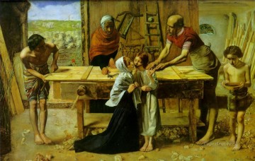  Millais Art - Christ carpenter Pre Raphaelite John Everett Millais
